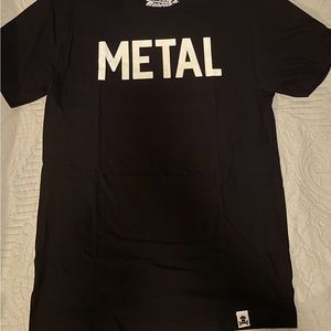 Johnny Cupcakes NEW Metal Men’s Unisex Large T-shirt, never worn